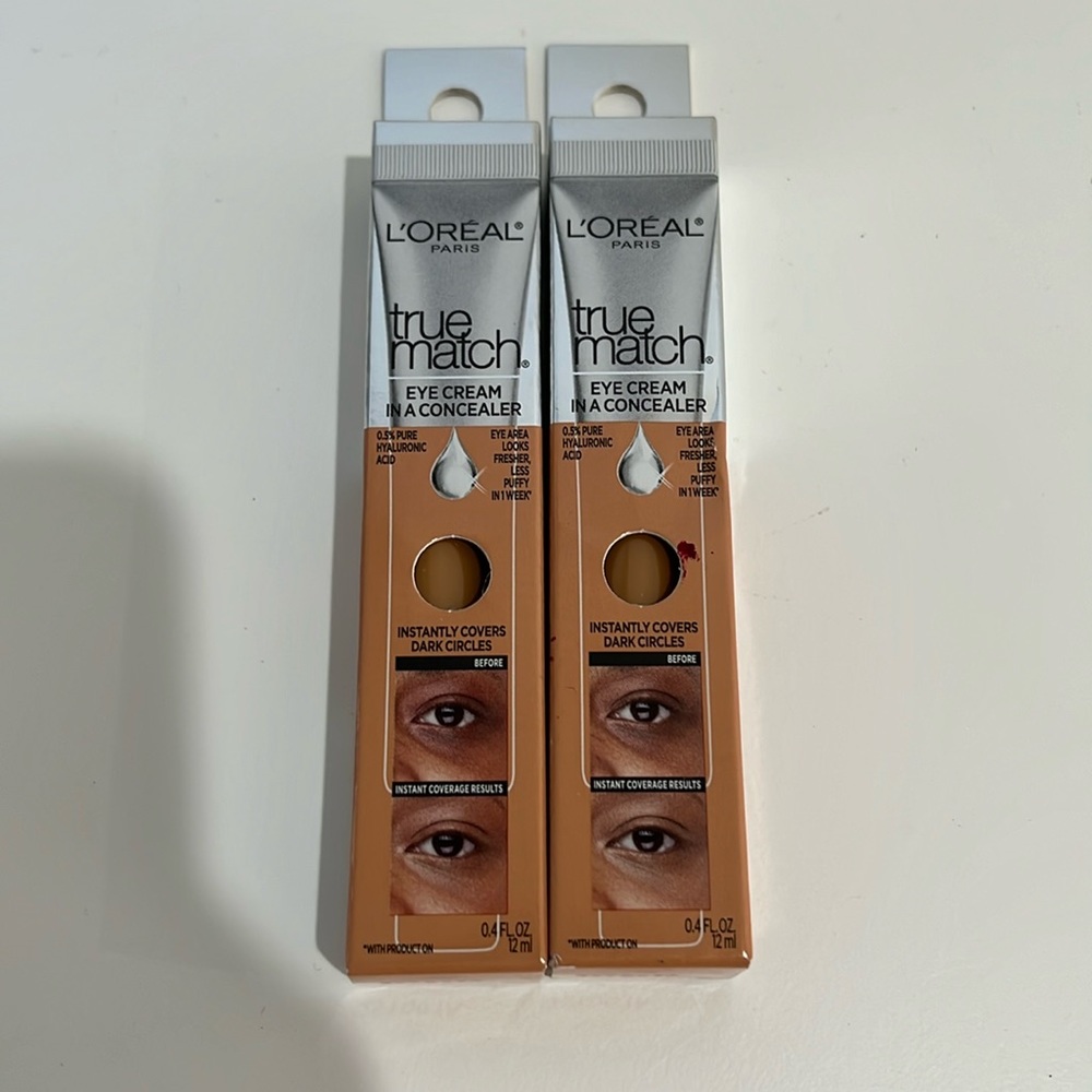 NWT L’oreal True Match Eye Cream‎ in a Concealer- C7-8 Dark